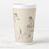 Die Künstlerin Latte Tasse (Vorderseite)