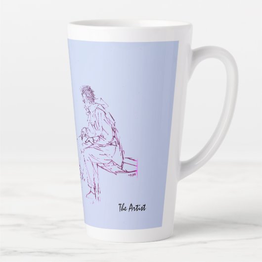 Die Künstlerin Latte Tasse (Rechts)