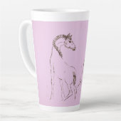 Die Künstlerin Latte Tasse (Linke Ecke)