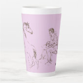 Die Künstlerin Latte Tasse (Vorderseite)