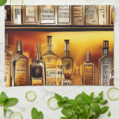 Die künstlerische Aquarellfarbe der Rückseite der  Geschirrtuch (Gefaltet)