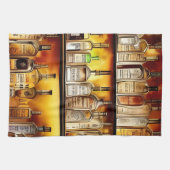 Die künstlerische Aquarellfarbe der Rückseite der Geschirrtuch (Horizontal)