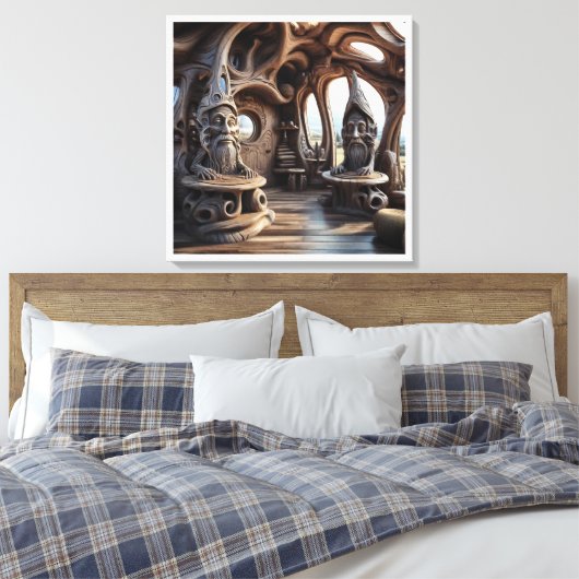 Die künstlerische Essenz von Alex Grays Vision-Tha Leinwanddruck (Insitu (Schlafzimmer))