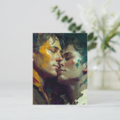 Die künstlerische Intelligenz eines Paares in der Postkarte (Stehend Vorderseite)