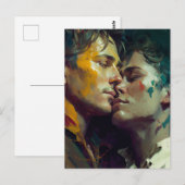 Die künstlerische Intelligenz eines Paares in der Postkarte (Vorne/Hinten)