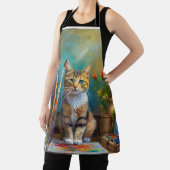 Die künstlerische Katze Schürze (InSitu)