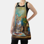 Die künstlerische Katze Schürze (InSitu)