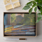 Die künstlerische Katze Seidenpapier (Geschenk)