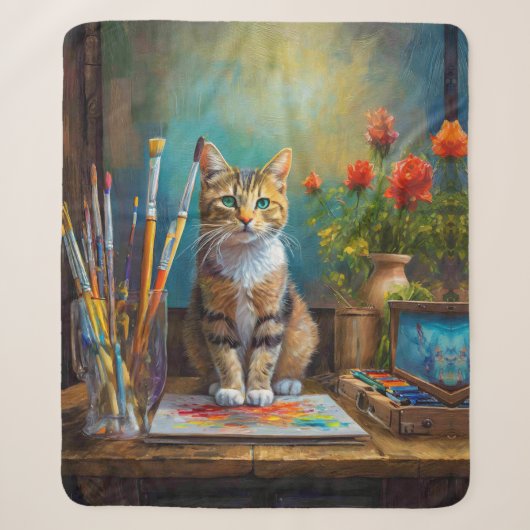 Die künstlerische Katze Sherpadecke (Vorderseite)