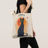 Die künstlerische Katze Tasche (Von Nahem)