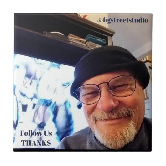 Die künstlerische Keramik Fliese (Vorderseite)