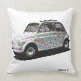 Die künstlerische klassische Fiat 500 Kissen
