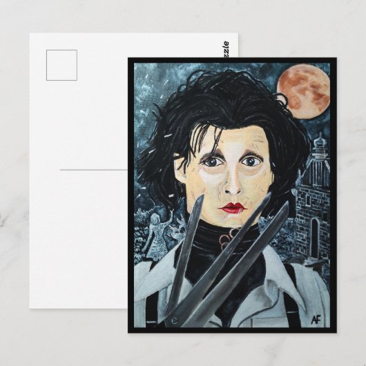 Die künstlerische Malerei von Alfred Fox Postkarte (Vorne/Hinten)