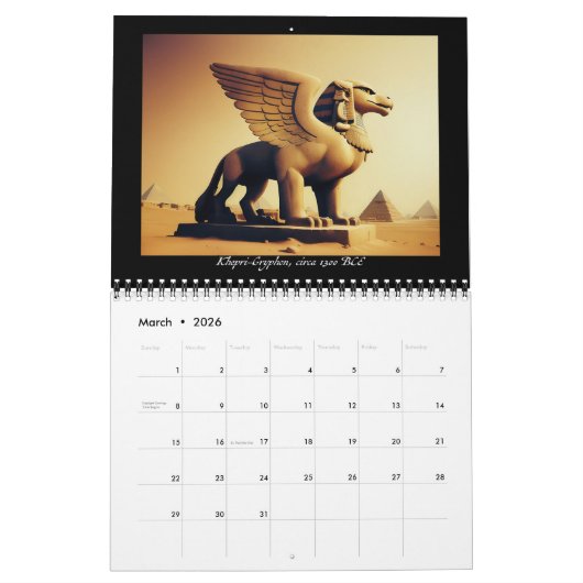 Die künstlerische Odyssee des Griffins Band 3 Kalender (Mär 2026)