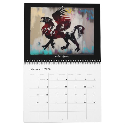 Die künstlerische Odyssee des Griffins Band 3 Kalender (Feb 2026)