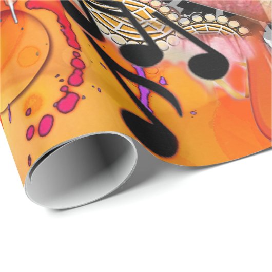 Die künstlerische Palette Geschenkpapier (Rolleneckpunkt)