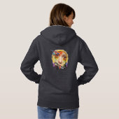Die künstlerische Palette Hoodie (Schwarz voll)