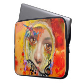 Die künstlerische Palette Laptopschutzhülle (Vorderseite Links)