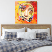 Die künstlerische Palette Leinwanddruck (Insitu (Schlafzimmer))