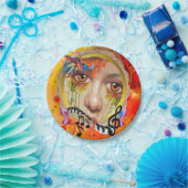 Die künstlerische Palette Pappteller (Party)