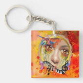 Die künstlerische Palette Schlüsselanhänger (Vorderseite)