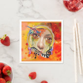 Die künstlerische Palette Serviette (Beispiel)