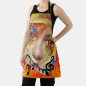 Die künstlerische Palette überdruckt oben. Schürze (InSitu)