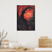 Die künstlerische Schöpfung eines Kindes - Form ei Poster (Küche)