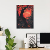 Die künstlerische Schöpfung eines Kindes - Form ei Poster (Heimbüro)