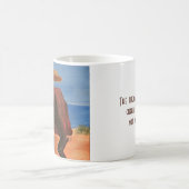 Die künstlerische Version von Magrittes "Der Thera Kaffeetasse (Mittel)