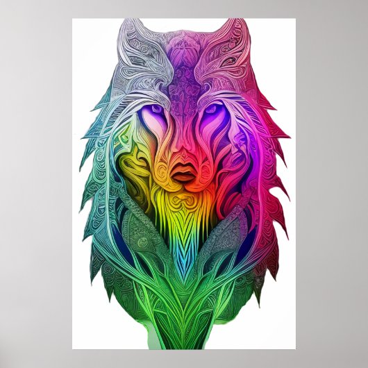 Die künstlerische Vision der Sigma Wolf Illustrati Poster (Vorne)