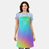 Die Künstlerischste Mama der Welt - farbenfrohe Sc Schürze (Getragen)