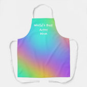Die Künstlerischste Mama der Welt - farbenfrohe Sc Schürze (Vorderseite)