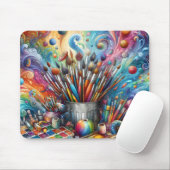 Die Künstlerpalette Mousepad (Mit Mouse)