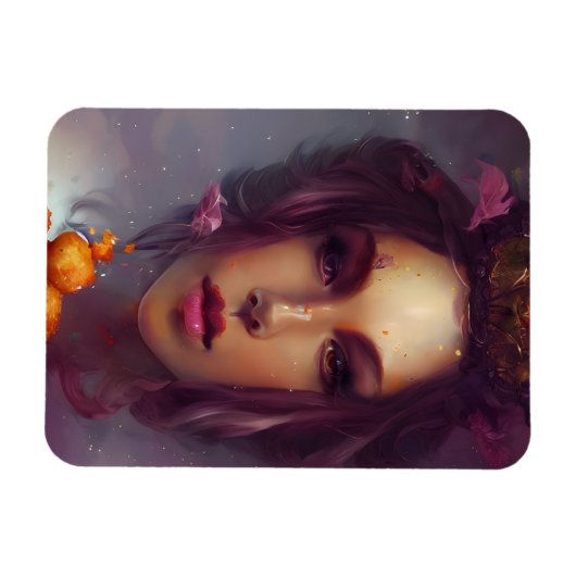 Die künstliche Intelligenz hat eine Göttin mit Kak Magnet (Horizontal)