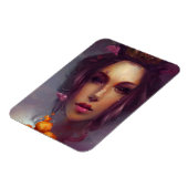 Die künstliche Intelligenz hat eine Göttin mit Kak Magnet (Linke Seite)