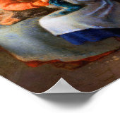 Die Kunststunde von Jean-François Millet Poster (Ecke)