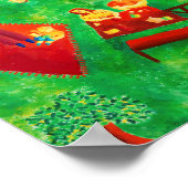 Die kunstvolle Akrylic-Malerei Jigsa Poster (Ecke)