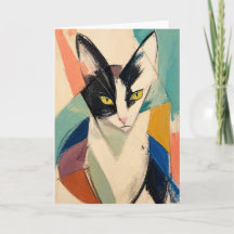 Die kunstvolle Smoking-Katze