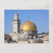 Die Kuppel des Felsens, Al Aqsa, Jerusalem Postkarte (Vorderseite)