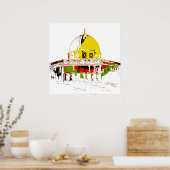 Die Kuppel des Felsens: Ein Symbol des Friedens Poster (Küche)