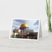 Die Kuppel des Felsens, Jerusalem, Israel Karte (Vorderseite)