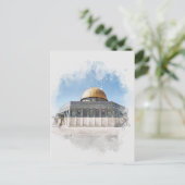 Die Kuppel des Felsens Schöne islamische Heilige S Postkarte (Stehend Vorderseite)