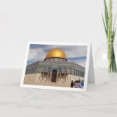 Die Kuppel des Felsens, Tempelberg, Jerusalem Karte (Vorderseite)