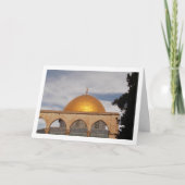 Die Kuppel des Felsens, Tempelberg, Jerusalem Karte (Vorderseite)