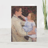 Die Kur des Kindes | Mary Cassatt Karte (Vorderseite)