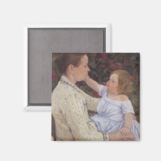 Die Kur des Kindes | Mary Cassatt Magnet (Vorderseite/Rückseite)