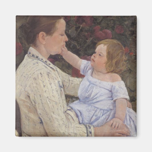 Die Kur des Kindes | Mary Cassatt Magnet (Vorne)
