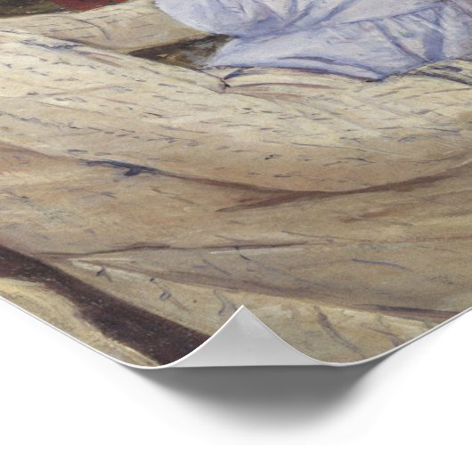 Die Kur des Kindes | Mary Cassatt Poster (Ecke)