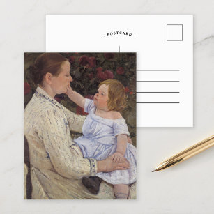 Die Kur des Kindes   Mary Cassatt Postkarte